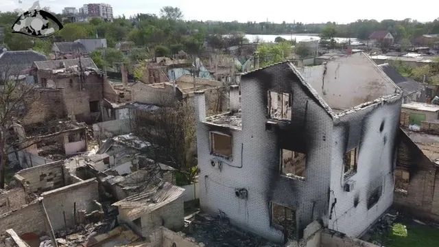 Irpin: Vitali's tour through his destroyed home